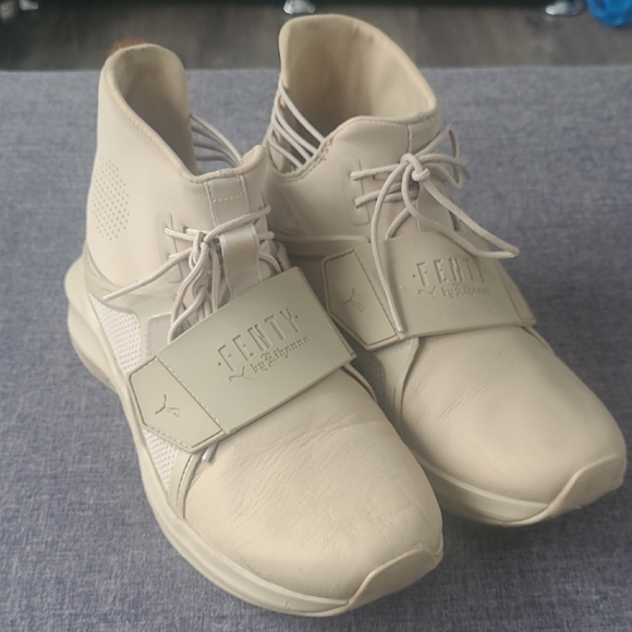 Puma Fenty Shoes - FENTY by Puma Women’s Cream High-Top Sneakers